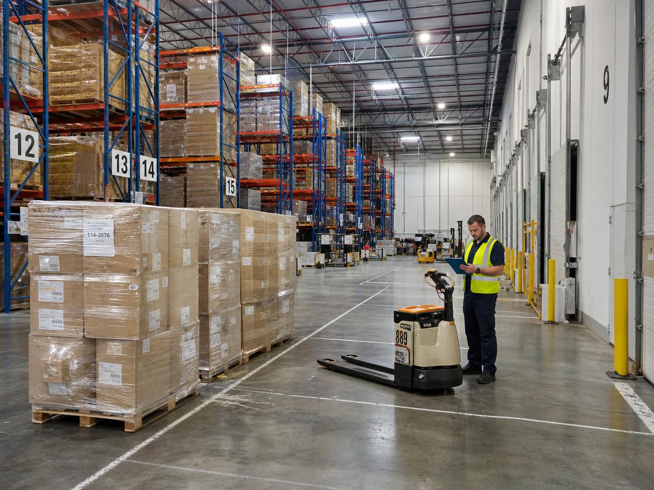 Inbound receiving & staging at the Denver Express facility